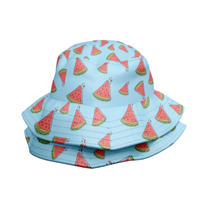 High Quality <b>Reversible</b> All Print Logo Character Style 100% Cotton <b>Bucket</b> <b>Hat</b> for Men Women Custom Design Color 3D Embroidery - Product Image 4