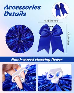 Uniformes de Animadoras para Niñas de 5 a 12 Años, Disfraz de Halloween, Conjunto de Uniforme para Fiesta de Disfraces, <span class=keywords><strong>Cumpleaños</strong></span> - Product Image 5