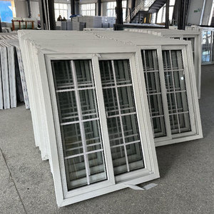 Fenêtres insonorisées et coupe-vent blanches pour maisons, verre résistant aux ouragans, fenêtres en <span class=keywords><strong>PVC</strong></span>, fenêtres à double vitrage, fenêtres coulissantes en vinyle <span class=keywords><strong>PVC</strong></span> - Product Image 5
