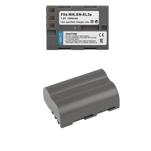 Batería de iones de litio de 2200mAh, batería digital ENEL3E EN EL3E para cámara <span class=keywords><strong>Nikon</strong></span> D50 D70 <span class=keywords><strong>D70s</strong></span> D80 D90 D100 D200 D300 D300S D700 - Product Image 1