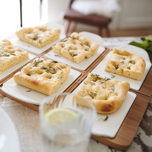 Plateau à <span class=keywords><strong>pizza</strong></span> OEM NEUF avec assiettes à tranches de <span class=keywords><strong>pizza</strong></span>, porcelaine blanche de qualité supérieure, plateau de fête <span class=keywords><strong>Pizza</strong></span> <span class=keywords><strong>Passion</strong></span> avec plateau rectangulaire en bambou - Product Image 4