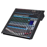 Console de mixage professionnelle xrq MGX1602, 16 canaux, avec écran, processeur de Signal Audio numérique, pour bar, pub, dj
