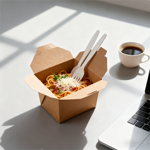 Nhà máy 100% compostable PLA Combo thiết lập dao kéo nhựa dùng một lần dĩa thìa dao phân hủy sinh học đồ dùng - Product Image 1