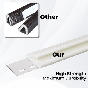 Burlete de <span class=keywords><strong>Espuma</strong></span> Moderno y Duradero para Puertas de Seguridad y de Hierro - Aislante para Marco de Puerta, <span class=keywords><strong>Sellador</strong></span> de Jambas Laterales, Impermeable e Insonorizante - Product Image 3