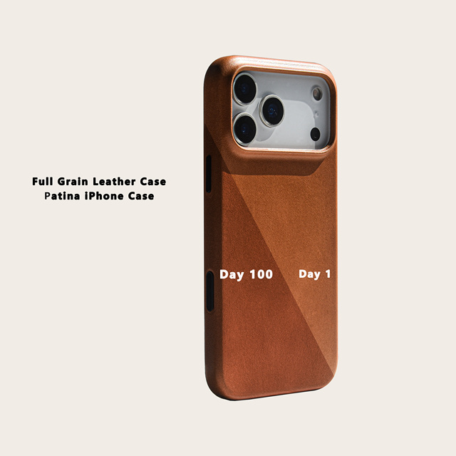Premium Custom Logo Handmade Cowhide Oil Wax Leather Wireless Charge Luxury Magnetic Leather Mobile Phone Case