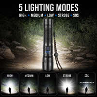 Lampe de travail LED étanche en alliage d'aluminium 5440 avec batterie rechargeable Type-C 1800mAh, indice de protection IP44, pour la réparation automobile et le camping