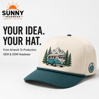 Casquette de baseball pour homme en coton structuré, personnalisable avec logo brodé 3D, marque privée, vente en gros, OEM, style Dad Hat vierge