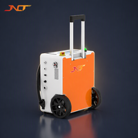 Système de nettoyage au laser pulsé 500W de qualité industrielle pour l'élimination de la rouille et de la peinture sur les machines lourdes et les chantiers navals, avec certification CE.