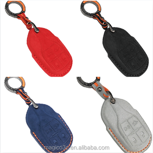 Magicocase – <span class=keywords><strong>porte</strong></span>-clés haut de gamme en texture Alcantrana italienne, étui de protection, <span class=keywords><strong>porte</strong></span>-clés à prise confortable pour <span class=keywords><strong>Maserati</strong></span> LEVANTE SUV - Product Image 1