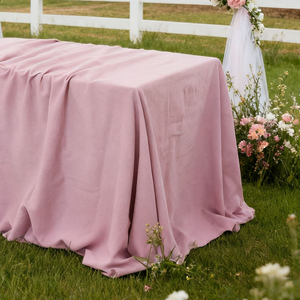 <span class=keywords><strong>Mantel</strong></span> de Algodón Lavado Liso, Algodón Puro, Estilo Francés Vintage, Decoración para Bodas al Aire Libre, Fondo para <span class=keywords><strong>Fotos</strong></span>, Resistente al Desgaste y al Polvo - Product Image 1