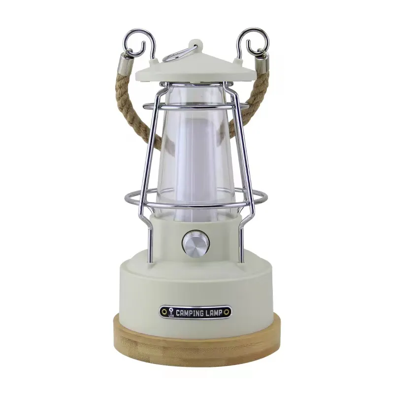 Battery Powered Vintage LED Camping Lantern Rechargeable