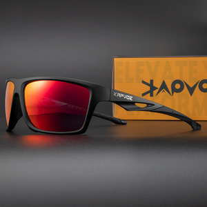 Lunettes de soleil sport polarisées Kapvoe, monture intégrale, UV400, pour le cyclisme, la conduite en plein air, multifonctionnelles - Product Image 2