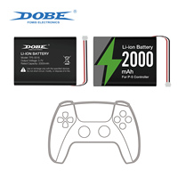DOBE 2000mAh Ersatz-Akku für PS5-Controller Hohe Kapazität Einfache Installation Li-Ionen-Akku