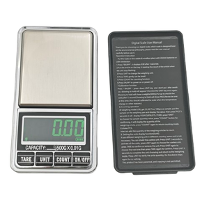 고정밀 500g 0.01g DS-29 미니 골드 디지털 밸런스 포켓 녹색 백라이트 무게 보석 - Product Image 1