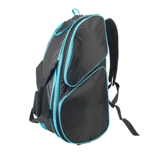 Mochila esportiva profissional de venda quente para academia, mochila de treino de pickleball e padel, mochila esportiva esportiva de venda quente com novo design