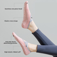 Ensemble de planche de Pilates pliable 6 en 1 avec tapis de yoga en TPE assorti et chaussettes antidérapantes en coton pour l'entraînement à domicile et l'utilisation en studio