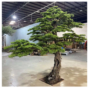 Podocarpus Bonsai Large Outdoor Indoor Artificial Bonsai <strong>Tree</strong> Green Artificial Pine <strong>Tree</strong> for Home Patio Garden Centerpiece Decor - Product Image 2