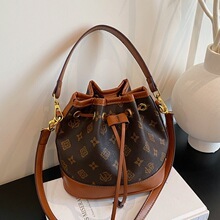Nouveau <span class=keywords><strong>Sac</strong></span> à <span class=keywords><strong>Main</strong></span> Tendance Femme, <span class=keywords><strong>Sac</strong></span> Seau à Cordon Motif Fleurs Vintage, Grande Capacité, Style Sophistiqué, <span class=keywords><strong>Sac</strong></span> Fourre-tout et <span class=keywords><strong>Sac</strong></span> Bandoulière - Product Image 3