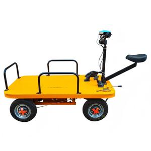 Carro Eléctrico de Carga Pesada para Uso Industrial y Logística en Exteriores, Carretilla Eléctrica de <span class=keywords><strong>Plataforma</strong></span> - Product Image 1