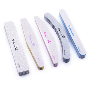 Lime à ongles professionnelle double face en papier de verre, grains 80/100/150/180/240, personnalisable avec logo OEM, lime à ongles zébrée <span class=keywords><strong>haut</strong></span> de gamme pour la vente en gros - Product Image 6