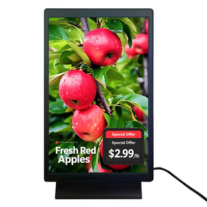 เครื่องเล่นโฆษณา LCD แนวตั้งขนาด 10.1 นิ้ว ป้ายราคาแบบดิจิทัล โฆษณาวิดีโอสำหรับซูเปอร์มาร์เก็ต ร้านค้าปลีก ป้ายชั้นวางสินค้าอิเล็กทรอนิกส์ ESL - Product Image 1