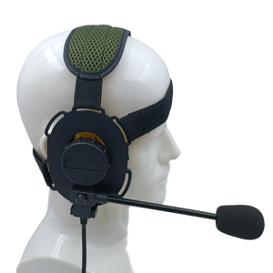 Microfono auricolare <span class=keywords><strong>a</strong></span> fascia singola per radio ricetrasmittente, certificato CE, comodo da indossare, Nexus 7.1, maschio, cablato - Product Image 1