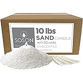 Bougie Perle Cire de Sable Boîte à Mèches en Cire d'Abeille Pot Deluxe Soja Diy Bougie Parfumée Kits de Fabrication pour Business Débutants Enfants - Product Image 6