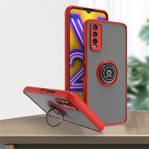 Nuovo antiurto magnetico smerigliato opaco con custodia per telefono ad anello per <span class=keywords><strong>Vivo</strong></span> Y55 Y35 <span class=keywords><strong>Y16</strong></span> Y76 Y76S Y02 V25 V21 V21E Y21 Y21S Y33S Pro S15E - Product Image 2