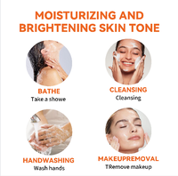 Paraben-vrije fruitzuur whitening gel met aloë vera hydraterende douchegel voor alle huidtypen