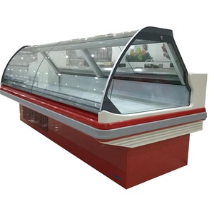 Nevera comercial, Mostrador de exhibición de carne, nevera con puerta de vidrio - Product Image 5