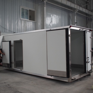 Pérou Chili FOTON <span class=keywords><strong>Concessionnaire</strong></span> ISUZU Fabricant de confiance Produire des pièces de boîte de camion frigorifique Cold Van Body Truck - Product Image 4