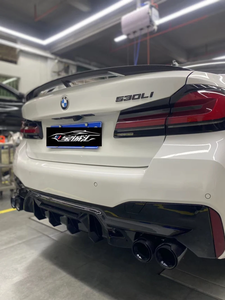 SYPES uitlaatpijpen voor BMW F06 F10 F11 535i 535d 640d 640i carbon fiber uitlaatsierstukken <span class=keywords><strong>M</strong></span> Performance systeem quad uitlaatpijpen - Product Image 5