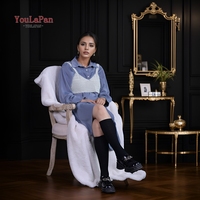 YouLaPan Débardeur Vintage à Perles, Bralette à Bretelles Fines Perlées à la Main avec Fermeture à Nœud en Ruban, Accessoire de Mode