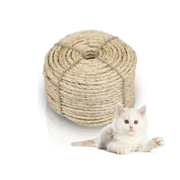 Cordon en jute tressé 100% naturel, recyclable, 1-50 mm, en sisal, pour emballage, décoration DIY, couleur personnalisée KT-09 Bangladesh