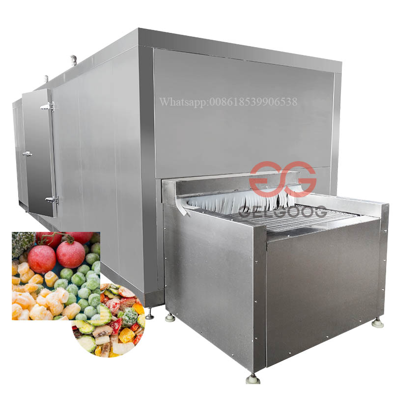 Gelgoog автоматический Электрический тоннель IQF, быстрое замораживание мяса, рыбы