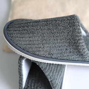 Custom Wholesale Luxury Disposable Hotel <strong>Slippers</strong> Flat Coral Velvet Eco-Friendly Comfortable Haofei Brand Hotel Amenities - Product Image 5