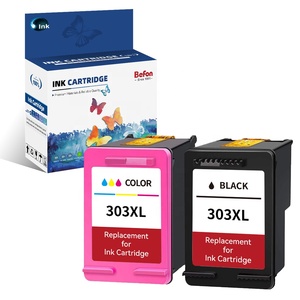 Cartouche d'encre Befon <span class=keywords><strong>HP</strong></span> 303XL, lot de 2, noir, tricolore, haute capacité, qualité supérieure, impression stable, compatible avec Envy 6230 6255 7130 <span class=keywords><strong>7830</strong></span> - Product Image 2