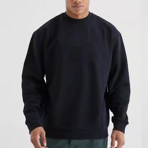 เสื้อสเวตเตอร์ดีไซน์ใหม่ คอกลม ผู้ชาย สำหรับฤดูใบไม้ร่วงและฤดูหนาว รับสกรีนโลโก้ เสื้อยืดผ้าฝ้าย แขนยาว ทรงโอเวอร์ไซส์ สไตล์ลำลอง - Product Image 6