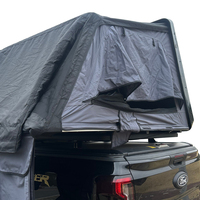 Nouvelle conception de tente de toit rigide pour camping tout-terrain, tente de toit pour voiture, camion, 4 personnes, tente de toit en aluminium à ouverture latérale