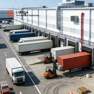 Entrepôt à structure métallique certifié CE, bâtiment d'entreposage, chambre froide, structures en acier, chambre froide - Product Image 3