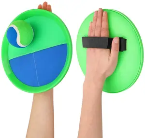 2024 Promotion Toss and Sticky Paddle Waterproof Outdoor Soft Hand Throw Beach Toss Sports Toys Catch Ball Game Set