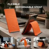 Support pliable en silicone 1 pièce, multi-usage pour téléphone, tablette, ordinateur portable, support ergonomique portable résistant à la chaleur