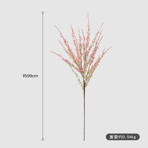 Flores Artificiales de Sauce Yoshinobu, Rosadas, Blancas y Verdes, Flores de Seda en Jarrón para Decoración del Hogar y Bodas - Product Image 4