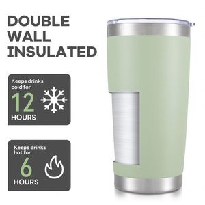 Vaso Térmico Esencial para Auto, 20 Onzas, Acero Inoxidable, Aislado al Vacío de Doble Pared, Taza de Viaje para Café, ASM25 - Product Image 3