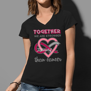 Costume de sensibilisation au Cancer du sein, rose, paix, amour, guérison, foi, T-Shirt femme t-shirts Tops - Product Image 5