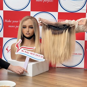 Venta al por mayor Thanh an Hair Black Bone Straight Extensiones de cabello Remy vietnamita y Peluca de cabello humano de trama recta cruda 100g Gran venta - Product Image 6