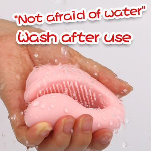 Silikon Sexspielzeug <span class=keywords><strong>Dolphin</strong></span> <span class=keywords><strong>Shape</strong></span> <span class=keywords><strong>Vibrator</strong></span> für Klitoris Stimulation und Anal Expansion Weiche Silikon massage Double Adult Pleasure - Product Image 3