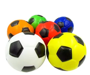 10 cm PU stress ball for adults,football shape stress ball toy