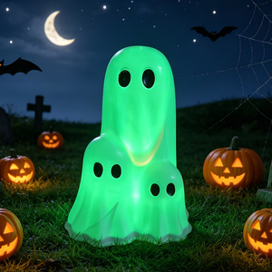 Luz Fantasma de Halloween a Pilas, Centro de Mesa Luminoso LED 3 en 1 para Decoración de Otoño y Halloween - Product Image 3