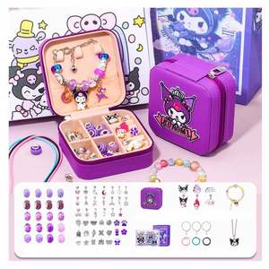 Kit Educativo Premium para Hacer Pulseras con Dijes para Niñas, Cuentas Coloridas, Dijes de Fantasía y Ciencia Ficción, Cadena de Plástico, Manualidades de Joyería - Product Image 2